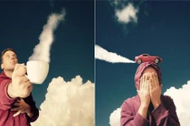Sốt loạt ảnh sáng tạo với mây của nhiếp ảnh người Đức