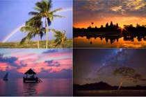 Những địa điểm ngắm cầu vồng, trăng sao tuyệt đẹp