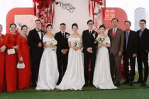 Cực hiếm đám cưới 3 chị em ruột cùng 1 ngày