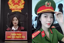 Diện trang phục này, “hot girl toà án” lại gây sốt mạng