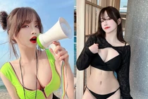 Nữ streamer Hàn thiêu đốt ánh nhìn với vòng 1 khủng căng đầy