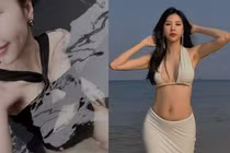 “Tình cũ” Sơn Tùng M-TP khoe dáng nuột nà bên con trai cưng