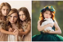 Bộ ảnh cổ tích đẹp mê mẩn của bà mẹ xinh đẹp