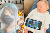 Xem camera nhìn cảnh các ông bố trông con, mẹ chỉ biết thở dài