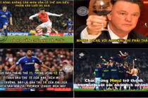 Ảnh chế bóng đá thế giới: Messi gọi, Ronaldo trả lời