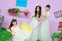 Rộ mốt gái xinh chụp ảnh “cô dâu độc thân”