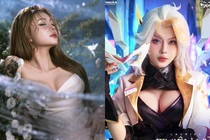 Cosplay tướng nữ gợi cảm Liên Quân, Tiktoker khiến anh em xịt máu mũi