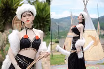 Trần Đức Bo diện trang phục Mông Cổ hở bạo, khoe dáng nuột