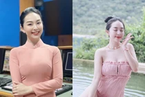 Nữ MC xứ Nghệ xinh như hoa hậu, giọng nói ngọt ngào đốn tim