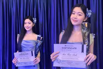 Netizen khen không tiếc khi con gái Quyền Linh lại nhận thêm giải thưởng