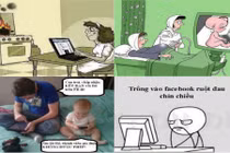 Ảnh chế hài hước về dân nghiện Facebook