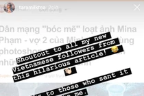 Sau khi bị vợ hai Minh Nhựa ăn cắp ảnh, blogger Úc nói gì?