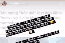 Sau khi bị vợ hai Minh Nhựa ăn cắp ảnh, blogger Úc nói gì?