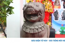 Tượng sư tử đá thành Đồ Bàn được công nhận bảo vật quốc gia