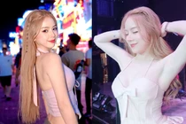“Búp bê DJ” đẹp nhất Việt Nam quẩy cực sung trong show ở Campuchia