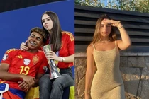 Danh tính bóng hồng thân mật với “thần đồng” Yamal mừng vô địch EURO