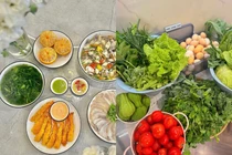 Những mâm cơm “của nhà trồng được” giải nhiệt mùa hè