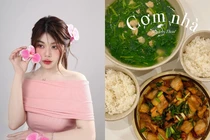 Cô gái vừa xinh vừa đảm với loạt mâm cơm nhìn là mê