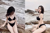Gái xinh diện bikini đi biển dịp lễ khiến anh em ngẩn ngơ