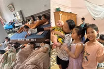 Kỳ nghỉ hè đến, đây là khung cảnh quen thuộc nhà bà ngoại