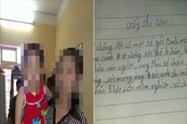 Xôn xao bố mẹ bỏ con gần UBND xã, kèm “giấy cho con“