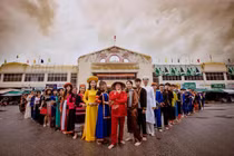 Tái hiện trang phục các dân tộc, bộ ảnh kỷ yếu nổi tiếng MXH