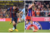 Tổng hợp bóng đá: Messi tịt ngòi, Lewandowski lóe sáng