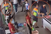 Mua hàng không thanh toán, người đàn ông ngang ngược đánh nhân viên thu ngân