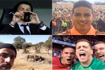 Muôn kiểu tự sướng khôi hài của sao bóng đá