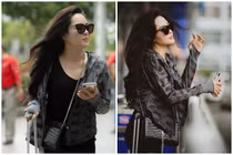 Nữ chính Người ấy là ai thả dáng tại sân bay đẹp không tì vết