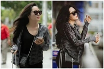 Nữ chính Người ấy là ai thả dáng tại sân bay đẹp không tì vết