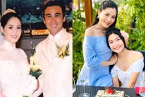 Ảnh cưới của MC Quyền Linh, bảo sao 2 đứa con xinh đến thế