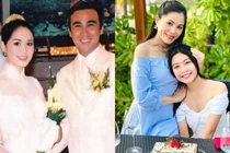 Ảnh cưới của MC Quyền Linh, bảo sao 2 đứa con xinh đến thế