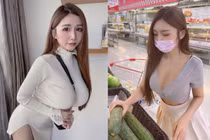 Nàng hot girl gợi cảm hết nấc khi dọn nhà, làm bánh