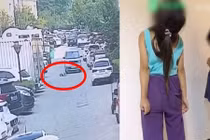 Con bị ô tô đâm, cha mẹ làm điều ai cũng choáng 