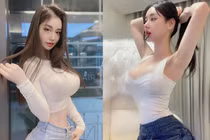 Mê đắm hot girl xinh đẹp có vòng eo rắn nước, body siêu chuẩn