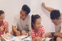 Bố siêu giỏi dạy con học kém, tức giận đến mức...đập tường