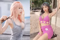 Mẹ một con mặc hở, khoe dáng siêu nuột “ăn đứt” nhiều hot girl