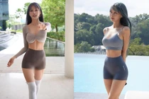 “Nữ thần dương cầm” mất điểm vì diện đồ bó sát phản cảm