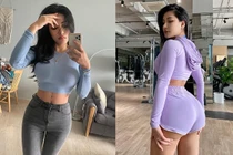 Mê mải ngắm body đồng hồ cát của nữ thần thể hình nóng bỏng 