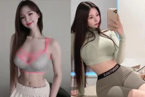 Mặc đồ tập bó sát, hot girl lộ điểm nhạy cảm gây ngượng ngùng