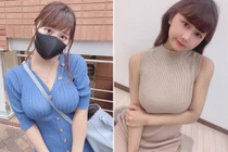 Diện đồ kín cổng cao tường, hot girl vẫn hút mắt vì ngực khủng 