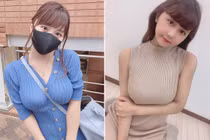 Diện đồ kín cổng cao tường, hot girl vẫn hút mắt vì ngực khủng 