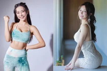 Thân hình đẹp như mơ, nữ hoạt náo viên bất chấp mọi trang phục 