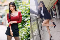 Diện đồ công sở cực ngắn, hot girl lộ rõ lỗi thẩm mỹ khi phối đồ 