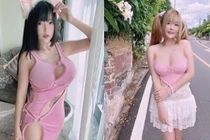 Diện đồ quá bó mỏng tang, hot girl lộ điểm nhạy cảm gây choáng