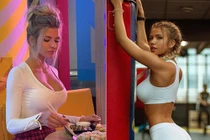 Hot girl gợi cảm Nga chuộng phong cách o ép vòng một đến "ngạt thở"