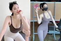 Mê đắm mỹ nhân khoe body cực nuột trong bộ đồ tập bó sát