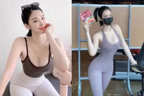 Mê đắm mỹ nhân khoe body cực nuột trong bộ đồ tập bó sát