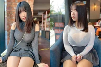 Nàng hot girl mặc kín bưng vẫn gợi cảm nhờ thân hình bốc lửa